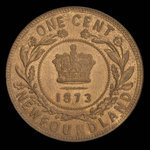 Canada, Victoria, 1 cent : 1873