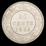 Canada, Victoria, 50 cents <br /> 1885