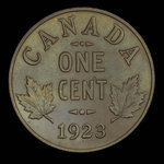 Canada, George V, 1 cent <br /> 1923