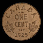 Canada, George V, 1 cent <br /> 1925