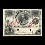 Canada, Imperial Bank of Canada, 20 dollars <br /> October 1, 1902