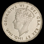 Canada, George VI, 10 cents <br /> 1944