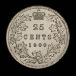 Canada, Victoria, 25 cents <br /> 1900