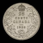 Canada, George V, 25 cents <br /> 1928