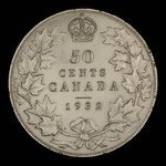 Canada, George V, 50 cents <br /> 1932