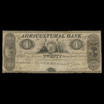 Canada, Agricultural Bank (Toronto), 4 dollars : April 1, 1835