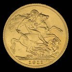 Canada, George V, 1 sovereign : 1911