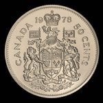 Canada, Elizabeth II, 50 cents <br /> 1978