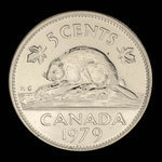 Canada, Elizabeth II, 5 cents <br /> 1979