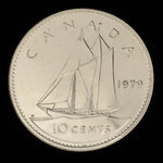 Canada, Elizabeth II, 10 cents <br /> 1979