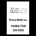 Canada, Arocan Realty Ltd., no denomination <br /> 1979