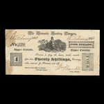 Canada, Newcastle Banking Company, 4 dollars <br /> February 15, 1836