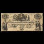 Canada, Farmer's Joint Stock Banking Co., 2 dollars <br /> February 1, 1849