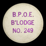 Canada, Elks ( B.P.O.E.) Lodge No. 249, no denomination <br />