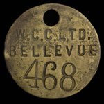 Canada, Western Canadian Collieries (W.C.C.) Limited, no denomination <br /> 1957