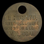 Canada, Western Canadian Collieries (W.C.C.) Limited, 1 load, coal <br /> April 30, 1957