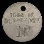 Canada, Town of Blairmore, no denomination <br />