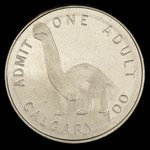 Canada, Calgary Zoo, 1 admission, adult <br /> 1969