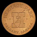 Canada, Heritage Park, 1 admission, adult <br /> July 1964
