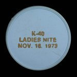 Canada, K-40 Ladies Club, no denomination <br /> 11, 1973