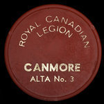 Canada, Royal Canadian Legion (R.C.L.) No. 3, no denomination <br />