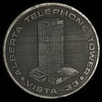 Canada, Alberta Telephone Tower, no denomination <br /> 1972