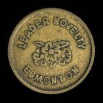 Canada, Leader Novelty, no denomination <br /> 1922