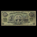 Canada, Bank of Ottawa (The), 20 dollars <br /> January 2, 1903