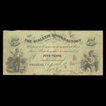 Canada, St. Alexis Spool Factory, 5 cents <br /> April 1, 1882