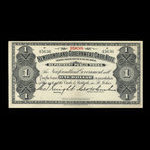Canada, Newfoundland - Department of Public Works, 1 dollar <br /> 1908
