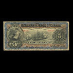Canada, Merchants Bank of Canada (The), 5 dollars <br /> January 1, 1900