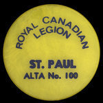 Canada, Royal Canadian Legion (R.C.L.) No. 100, no denomination <br />