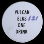Canada, Elks ( B.P.O.E.) Lodge No. 121, 1 drink <br />