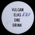 Canada, Elks ( B.P.O.E.) Lodge No. 121, 1 drink <br />