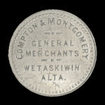 Canada, Compton & Montgomery, 25 cents <br /> 1911