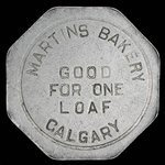 Canada, Martins Bakery, 1 loaf, bread <br /> 1950