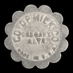 Canada, Co-op Milk Co., 1 quart, standard milk <br /> February 1953