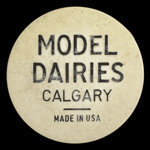 Canada, Model Dairies Limited, 1 quart, standard milk <br /> April 12, 1965