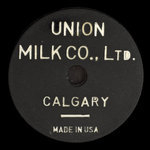 Canada, Union Milk Co. Ltd., 1 quart, homo milk <br />
