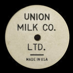 Canada, Union Milk Co. Ltd., 1 quart, skim milk <br />