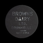 Canada, Browns Dairy Ltd., 1 quart, vita vim milk <br /> November 1959