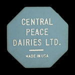 Canada, Central Peace Dairies Ltd., 1 quart, 2% milk <br /> May 1, 1975