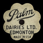 Canada, Palm Dairies Ltd., 1 quart, sunnyvale milk <br /> 1982
