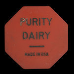 Canada, Purity Dairy, 1/2 gallon, medow-dew milk <br /> 1970