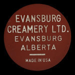 Canada, Evansburg Creamery Ltd., 1 quart, homo milk <br />