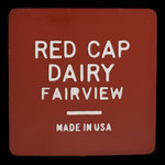Canada, Red Cap Dairy, 1 quart, milk <br /> 1980