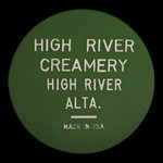 Canada, High River Creamery, 1 quart, homo milk <br /> 1952