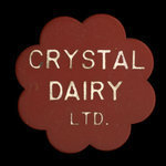 Canada, Crystal Dairy Ltd., 1 pint, milk <br />