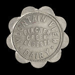 Canada, Mountain View Dairy, 1 pint, milk <br /> 1960