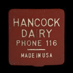 Canada, Hancock Dairy, 1 quart, milk <br /> 1953